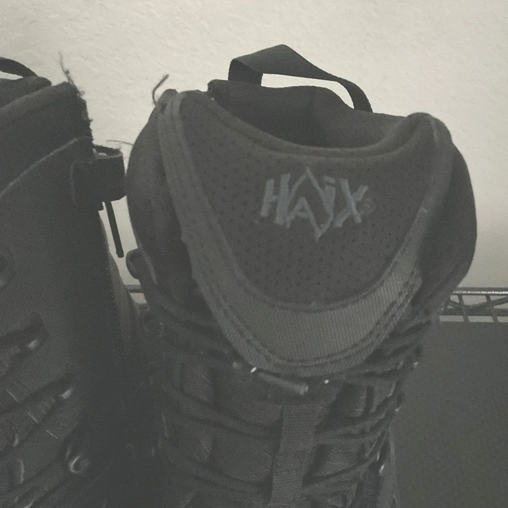 HAIX Black Eagle Athletic 2.0 T Tactical Side-Zip Boots Black Wide Men's 12